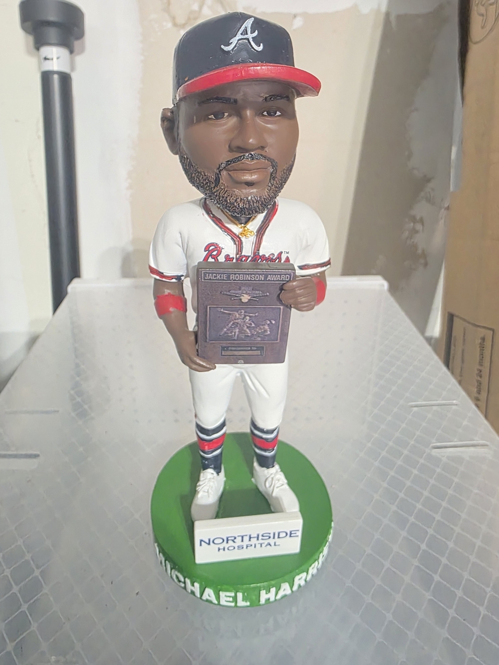 Atlanta Braves Michael Harris ll Red & Black Baseball Bobblehead - NO BOX
